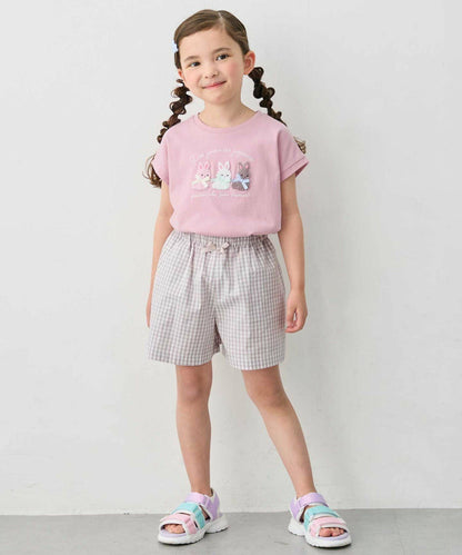 日本童裝 aF#a325 接觸冷感 休閒短褲 100-150cm 女童款 夏季 PANTS