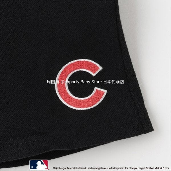 日本童裝 pe#main x MLB logo刺繡短褲 80-130cm 男童款 夏季 PANTS