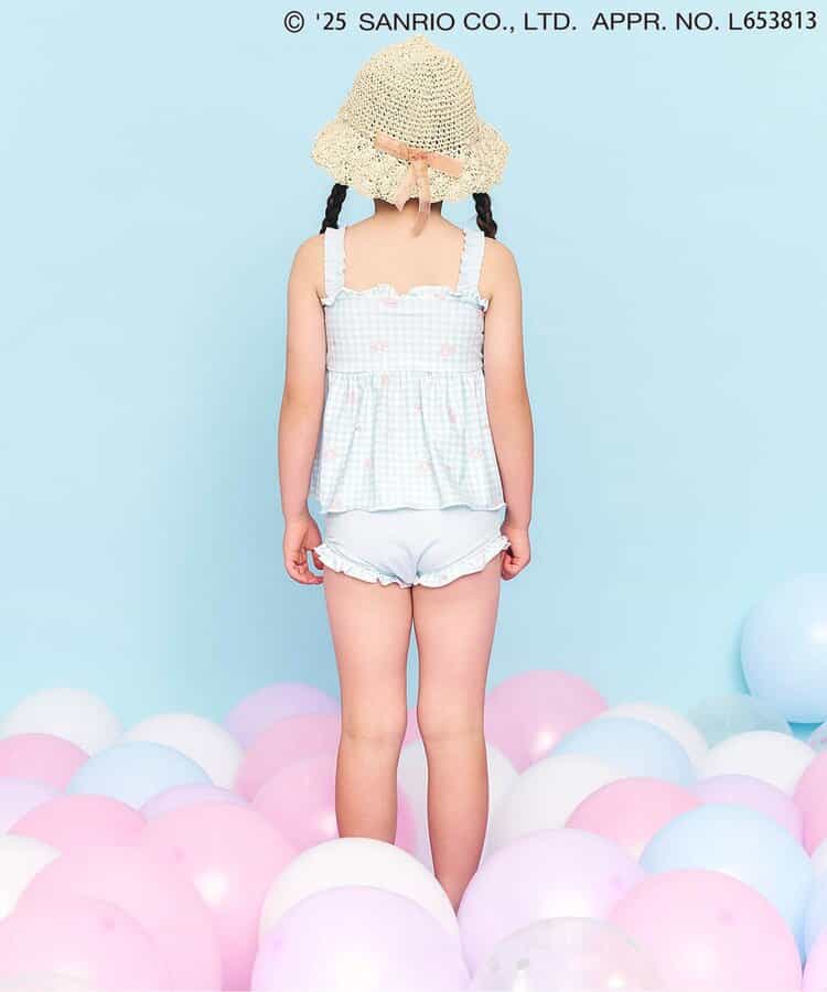 日本直送 Ampersand x Sanrio 防UV 泳衣兩件套裝 90-140cm 女童款 夏日玩水泳衣特輯