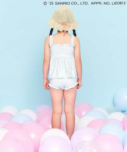 日本直送 Ampersand x Sanrio 防UV 泳衣兩件套裝 90-140cm 女童款 夏日玩水泳衣特輯