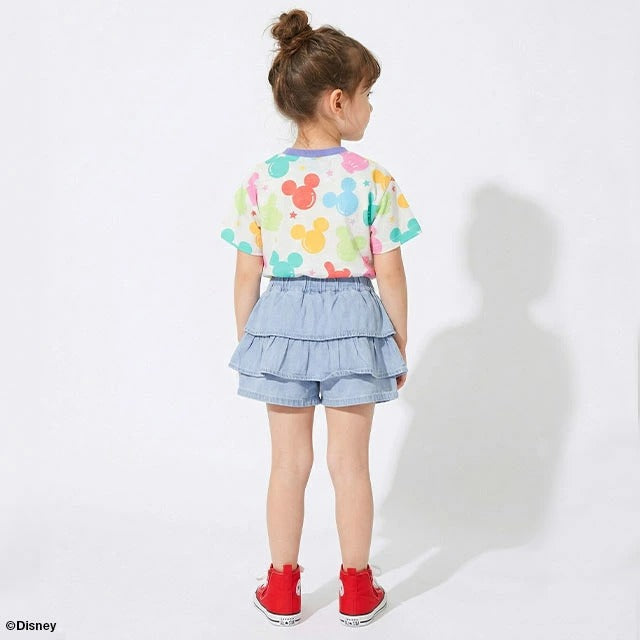 Japanese BDL x Disney parent-child print tops (80-150cm) for boys and girls (summer TOPS) 