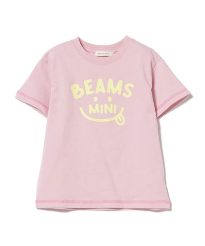 日本童裝 BE#AMS mini 微笑LOGO上衣 90-130cm 親子裝 男童款/女童款 夏季 TOPS