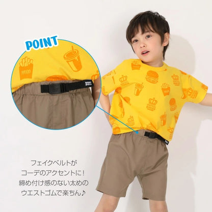 Japanese BDL x Disney parent-child print tops (80-150cm) for boys and girls (summer TOPS) 