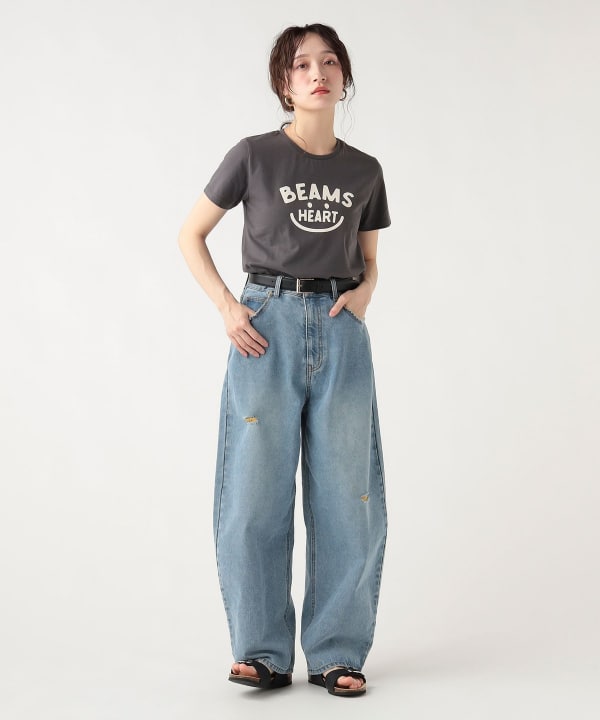 日本童裝 BE#AMS HEART 微笑LOGO上衣 M-L 親子裝 大人款 夏季 TOPS
