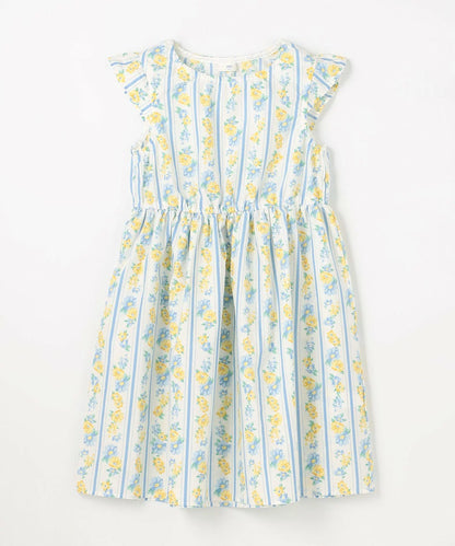 日本童裝 aF#a325 接觸冷感 全印花連身裙 90-140cm 女童款 夏季 DRESSES