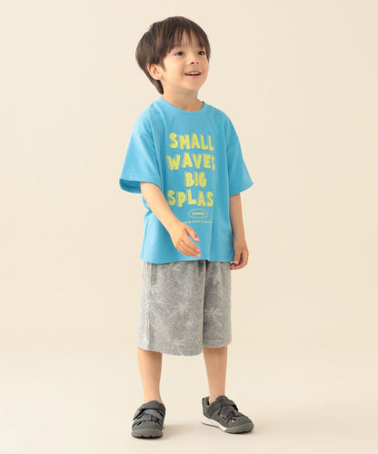 日本童裝 BE#AMS mini 防UV 吸水速乾 字母印花上衣 90-130cm 男童款/女童款 夏季 TOPS