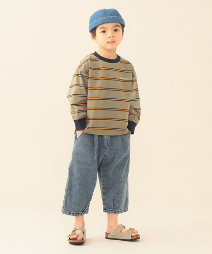 日本童裝 BE#AMS mini 七分牛仔褲 90-150cm 男童款 夏季 PANTS