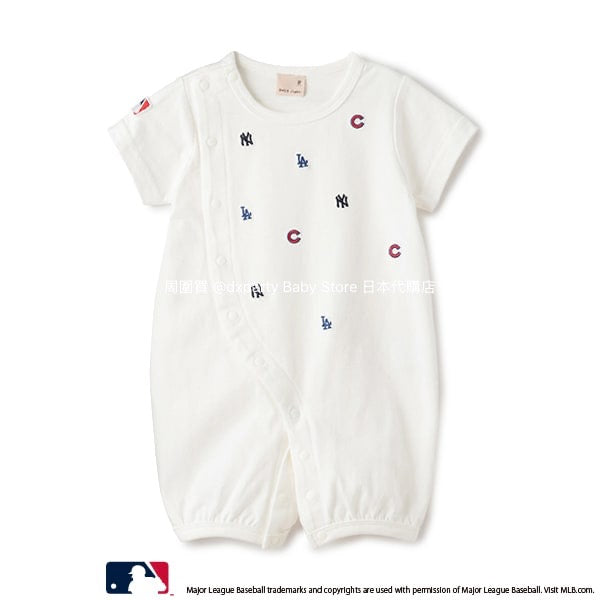 日本童裝 pe#main x MLB 2Way 連衣 50-70cm 男童款/女童款 初生嬰兒 夏季 Jumpsuit