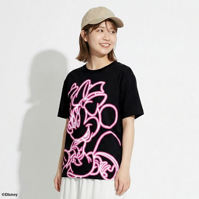 Japanese BDL x Disney parent-child print tops (80-150cm) for boys and girls (summer TOPS) 