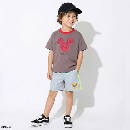 Japanese BDL x Disney parent-child print tops (80-150cm) for boys and girls (summer TOPS) 