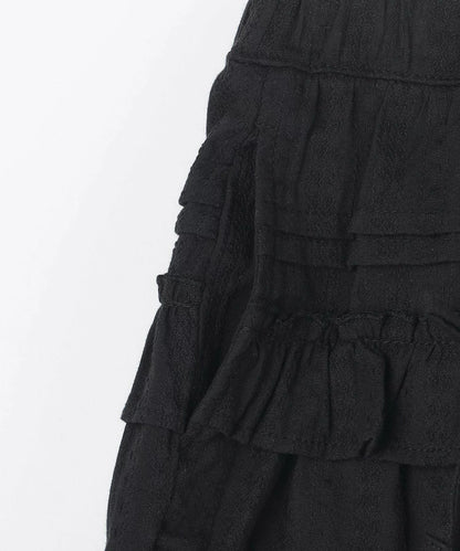 日本童裝 aF#a325 蝴蝶結皺皺短裙 110-160cm 女童款 夏季 SKIRTS