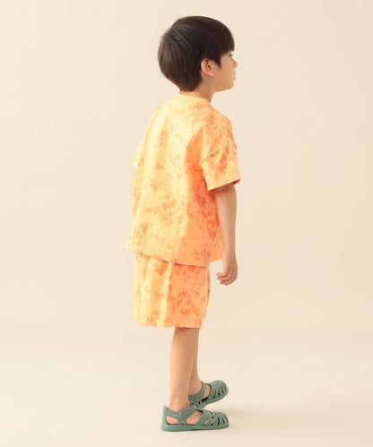 日本童裝 BE#AMS mini 扎染印花兩件套裝 90-150cm 男童款 夏季 TOPS PANTS