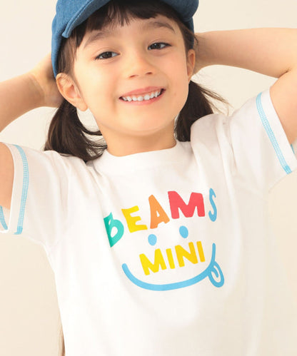 日本童裝 BE#AMS mini 微笑LOGO上衣 90-130cm 親子裝 男童款/女童款 夏季 TOPS
