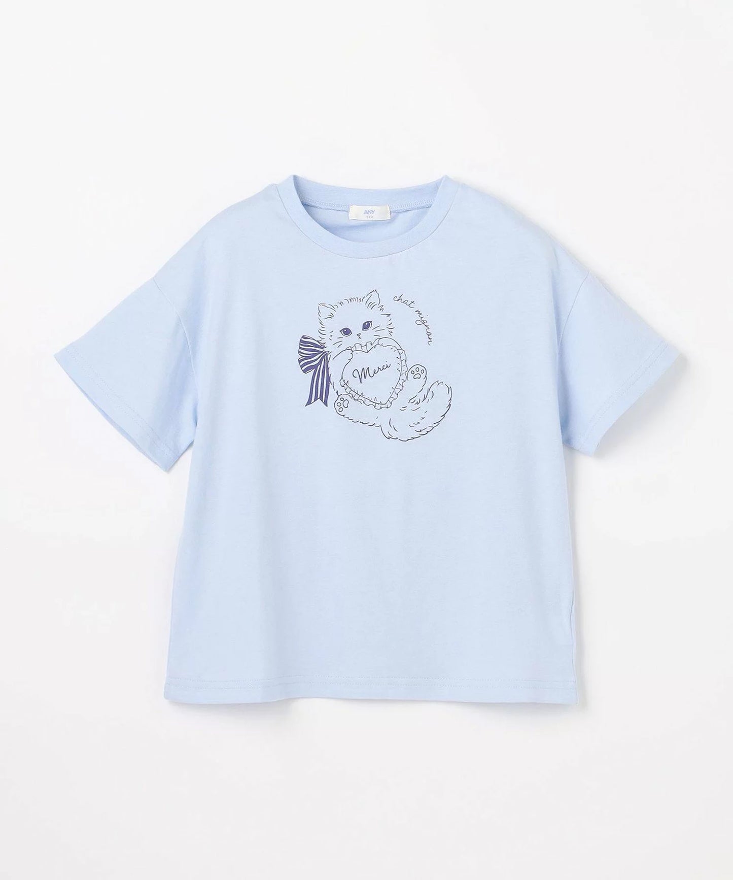 日本童裝 aF#a325 接觸冷感 印花短袖上衣 90-150cm 女童款 夏季 TOPS