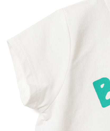 日本童裝 BE#AMS mini 微笑LOGO上衣 70-80cm 親子裝 男童款/女童款 初生嬰兒 夏季 TOPS