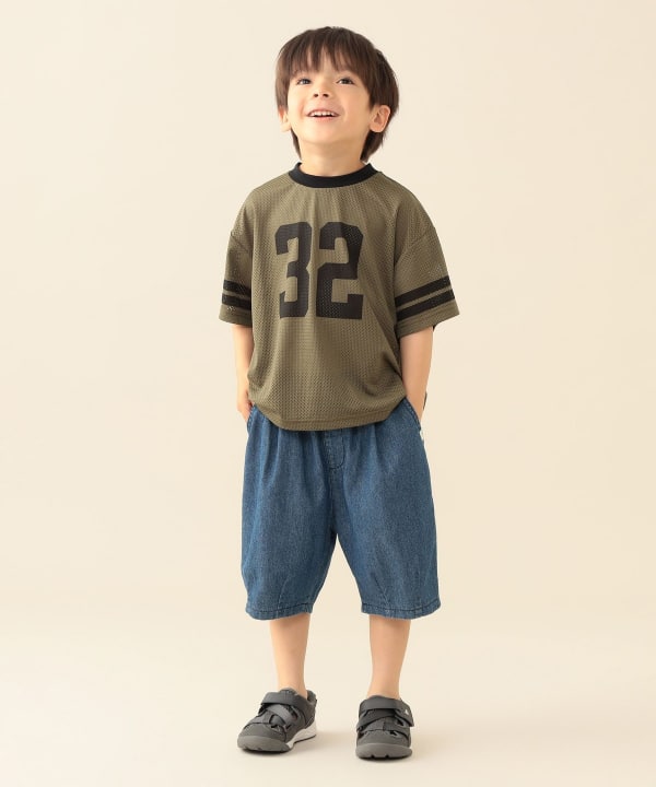 日本童裝 BE#AMS mini 編號網眼上衣 90-140cm 男童款/女童款 夏季 TOPS
