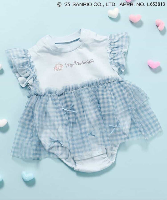 Japanese Ampersand x Sanrio Chiffon Jumpsuit (60-80cm) for Girls (Spring) (Newborn Baby Jumpsuit) 