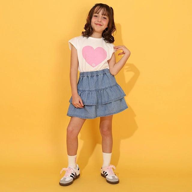 Japanese BDL x Disney parent-child print tops (80-150cm) for boys and girls (summer TOPS) 