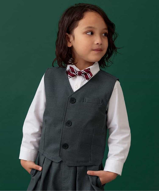 Japanese children's clothing BREEZE suit vest 90-130cm boys' spring outerwear interview / banquet / performance 