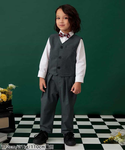 Japanese children's clothing BREEZE suit vest 90-130cm boys' spring outerwear interview / banquet / performance 