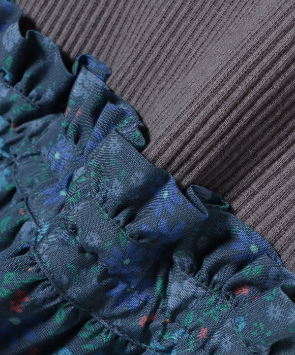 日本童裝 BE#AMS mini 碎花拼接無袖連身裙 90-150cm 女童款 夏季 DRESSES