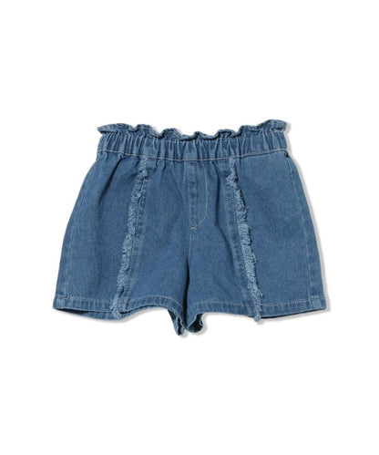 日本童裝 BE#AMS mini 流蘇牛仔短褲 90-150cm 女童款 夏季 PANTS