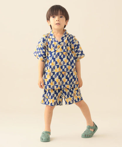 日本童裝 BE#AMS mini 日本甚平 日本和服 90-140cm 男童款/女童款 夏季 TOPS PANTS 日本夏祭慶典特輯