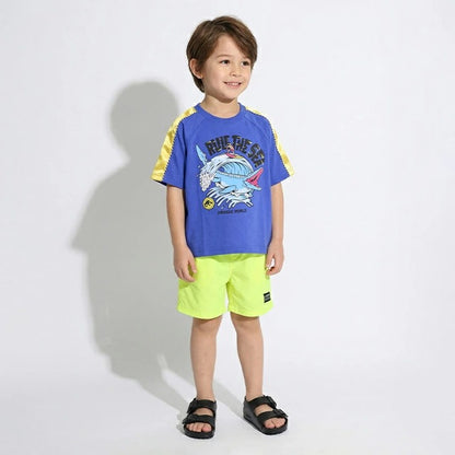Japanese BDL x Disney parent-child print tops (80-150cm) for boys and girls (summer TOPS) 