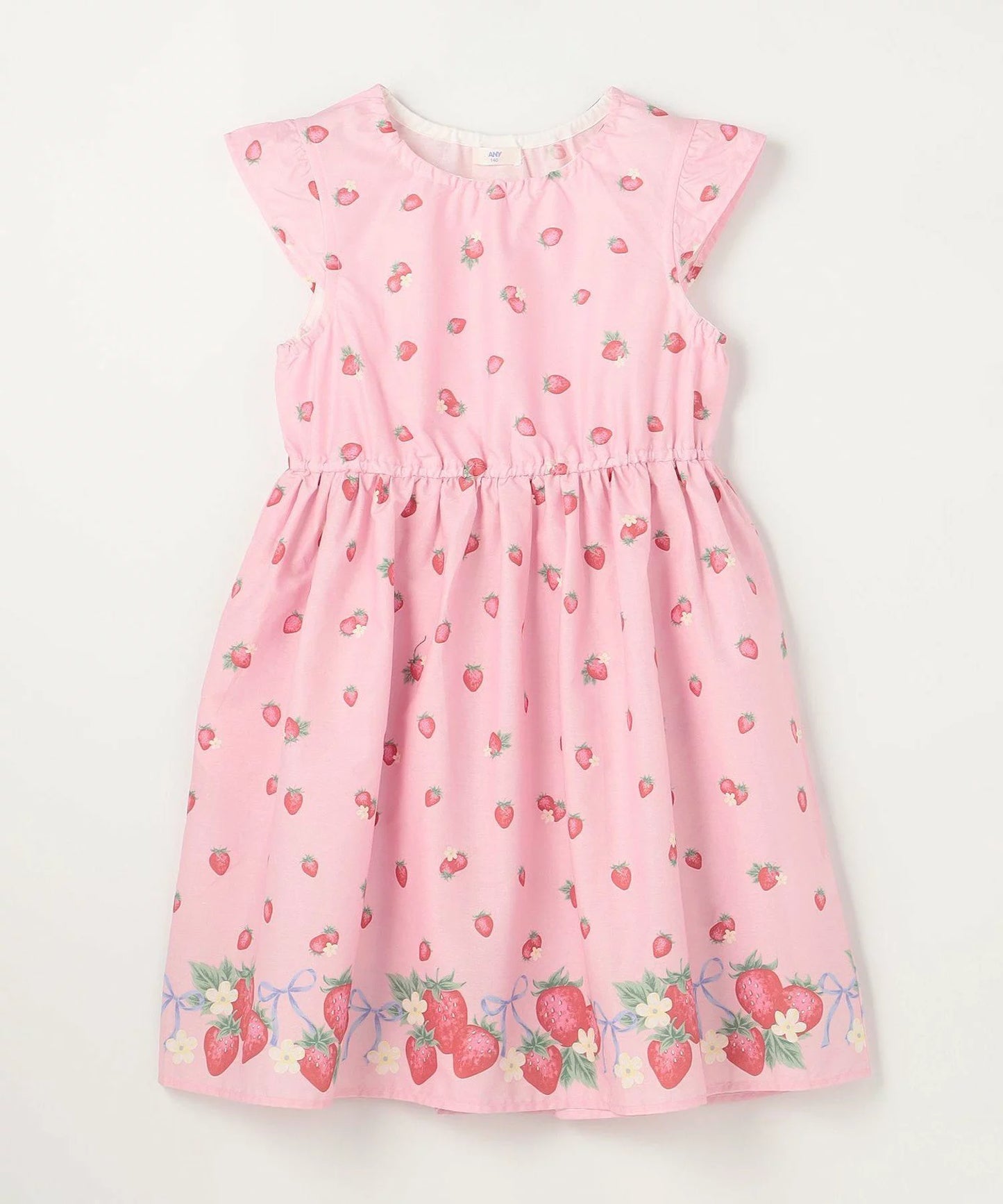 日本童裝 aF#a325 接觸冷感 全印花連身裙 90-140cm 女童款 夏季 DRESSES