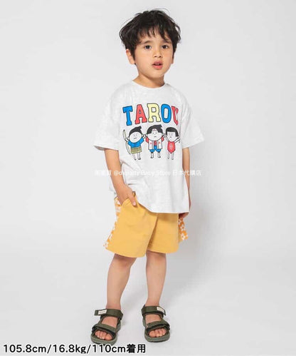 BREEZE Japanese Summer Festival Print Tops (80-140cm) for Boys and Girls (Summer) 