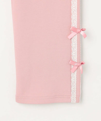 日本童裝 aF#a325 吸水速乾 蕾絲蝴蝶結運動褲 110-130cm 女童款 夏季 PANTS
