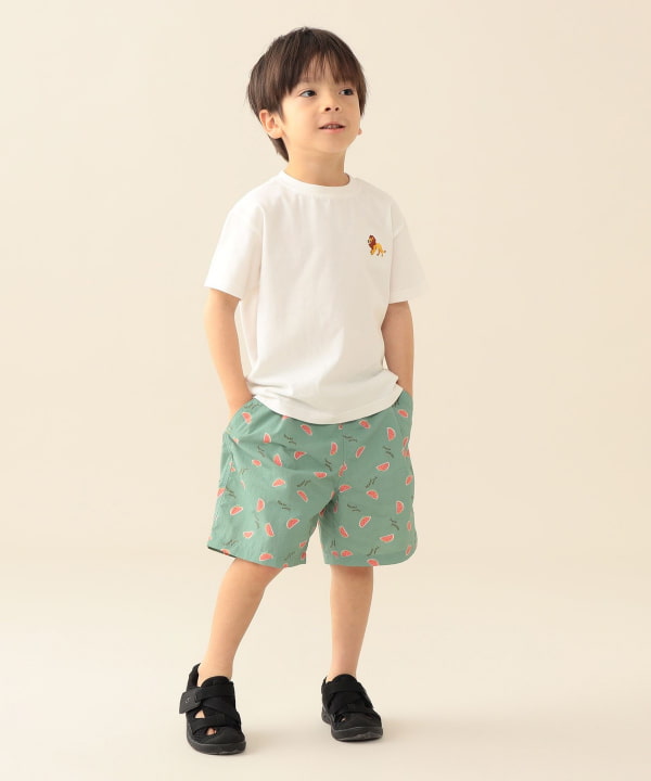 日本童裝 BE#AMS mini 水陸兩用 防水系列 碎花沙灘褲 90-140cm 男童款 PANTS 夏季 夏日玩水泳衣特輯