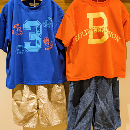 日本童裝 BE#AMS mini 吸水速乾 防UV 印花上衣 90-130cm 男童款/女童款 夏季 TOPS