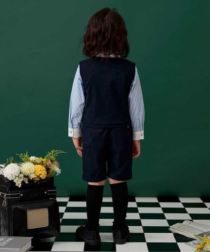 Japanese children's clothing BREEZE suit vest 90-130cm boys' spring outerwear interview / banquet / performance 