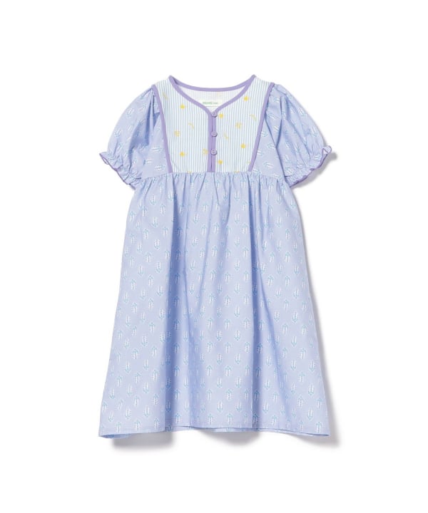 日本童裝 BE#AMS mini 民族風印花連身裙 90-140cm 女童款 夏季 DRESSES