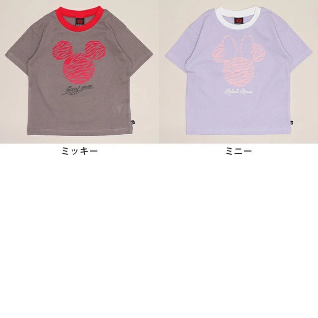 Japanese BDL x Disney parent-child print tops (80-150cm) for boys and girls (summer TOPS) 