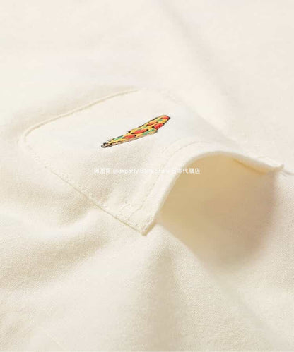Japanese BREEZE Embroidered Pocket Top (80-140cm) for Boys (Summer) 