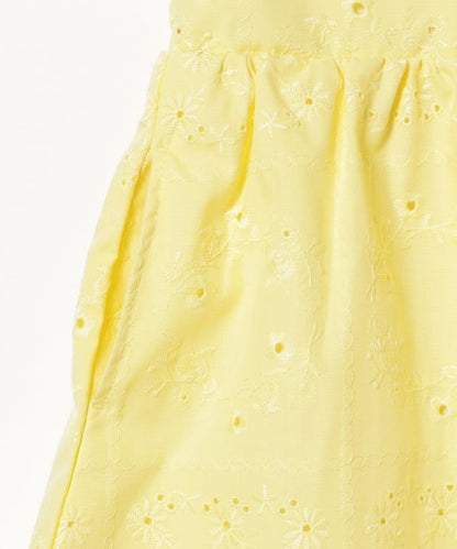 日本童裝 BE#AMS mini 打洞蕾絲連身裙 90-150cm 女童款 夏季 DRESSES