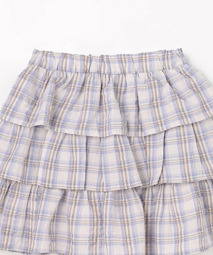日本童裝 aF#a325 格紋短裙 110-160cm 女童款 夏季 SKIRTS