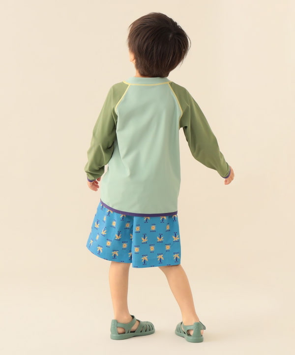 日本童裝 BE#AMS mini 泳衣泳褲兩件套裝 100-130cm 男童款 夏季 夏日玩水泳衣特輯