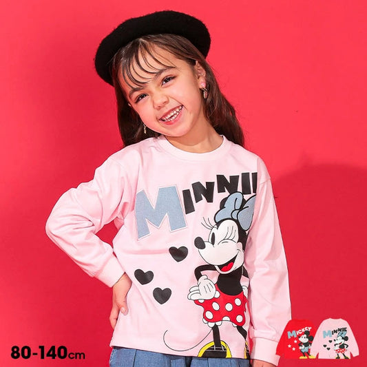Japanese BDL x Disney long-sleeved tops (80-140cm) for boys and girls (spring/summer) 