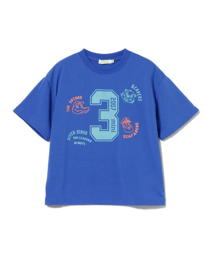 日本童裝 BE#AMS mini 吸水速乾 防UV 印花上衣 90-130cm 男童款/女童款 夏季 TOPS
