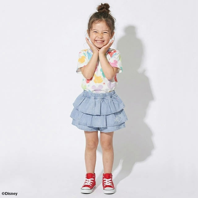 Japanese BDL x Disney parent-child print tops (80-150cm) for boys and girls (summer TOPS) 