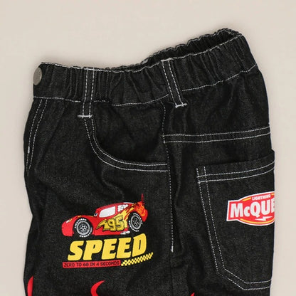 日本童裝 BDL x Disney Cars牛仔七分褲 90-130cm 男童款 夏季 PANTS