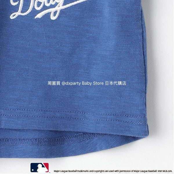 日本童裝 pe#main x MLB 兩件套裝 70-80cm 男童款/女童款 初生嬰兒 夏季 TOPS PANTS
