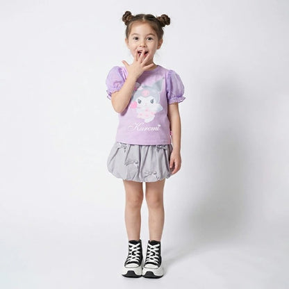 日本童裝 BDL x Sanrio 泡泡袖印花上衣 90-140cm 女童款 夏季 TOPS