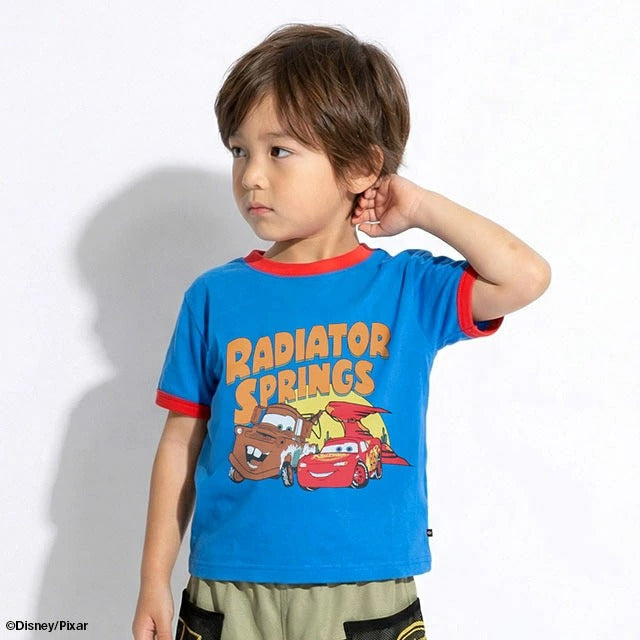 日本童裝 BDL x Disney Cars印花上衣 90-130cm 男童款 夏季 TOPS