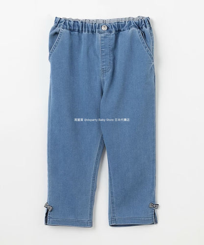 Japanese children's clothing aF#a325 contact cold stretch leggings 100-160cm girls summer PANTS 