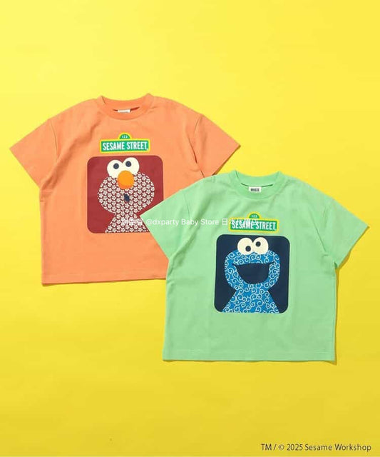 BREEZE x SESAME STREET Printed Tops (80-130cm) for Boys and Girls (Summer) 