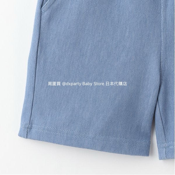 日本童裝 pe#main x MLB logo刺繡短褲 80-130cm 男童款 夏季 PANTS